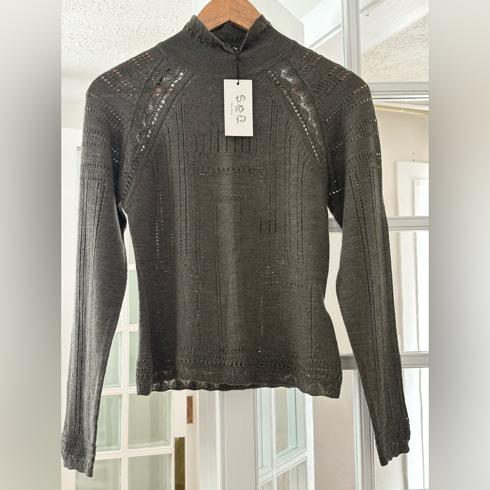NWT Sea olive green Sweater